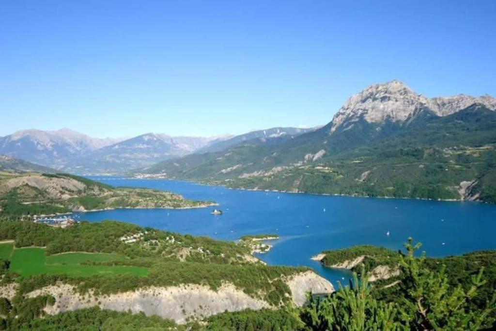 Ferienwohnung Superbe T2 Duplex Vue Sur Les Montagnes Chorges Exterior foto